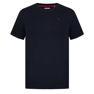 Lee Cooper Mens Essentials Small Logo Crew Neck / Black